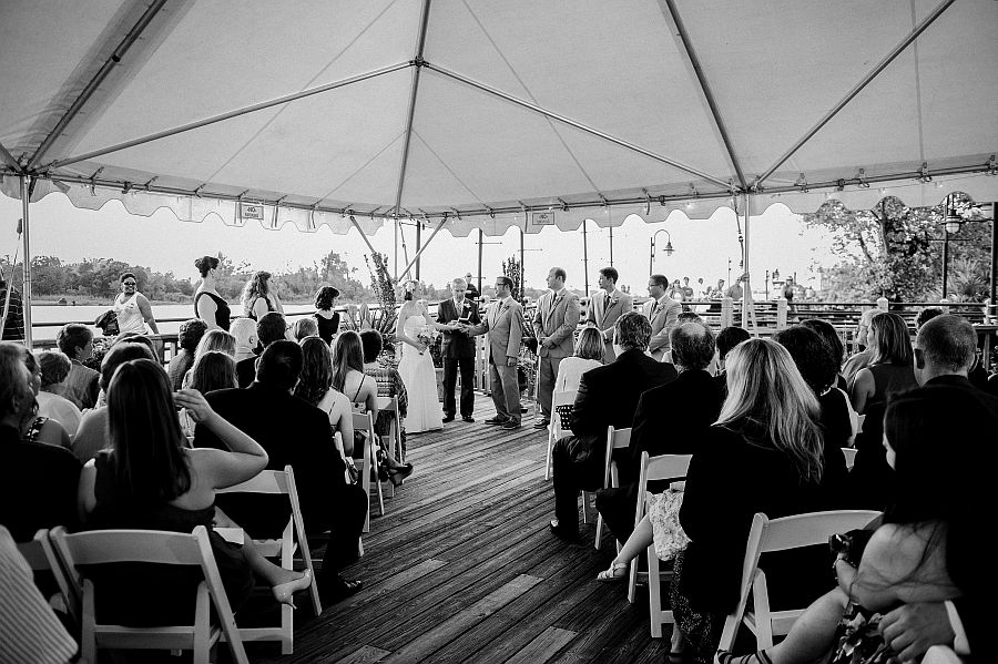 Wedding at the Cape Fear River Deck