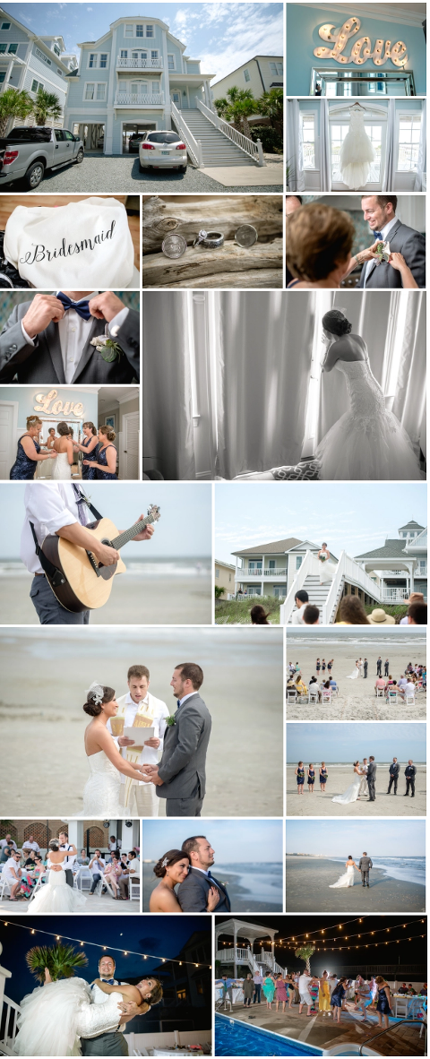' Ocean Isle Beach House Wedding