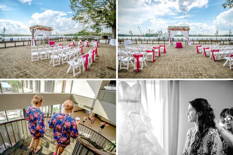 River Front Wedding at the Hotel Ballest