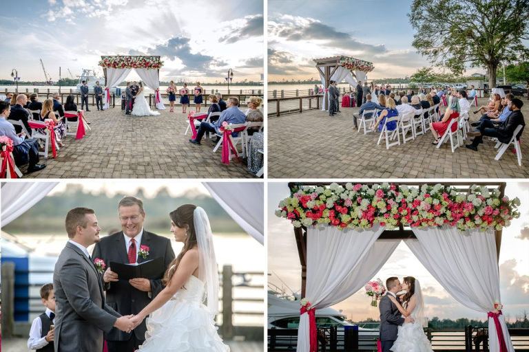 Outdoor Wedding Ceremony at The Hotel Ballast 